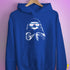 Pride Sloth Transgender Flag Sunglasses Hoodie - Royal Blue